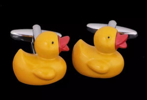 Rubber Ducky Cufflinks