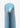 Sky blue modernist ceramic penguin front view