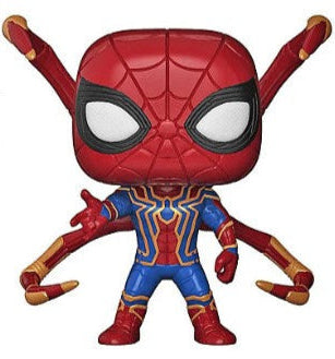 Spider-Man Iron Spider Funko Pop Vinyl on a white background