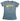 Gray t-shirt with colorful spiderman 'Queens' graphic on a textured surface