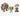 Star Wars Rancor, Luke Skywalker and Oola Pop Vinyl figures from the 2016 vaulted set displayed together