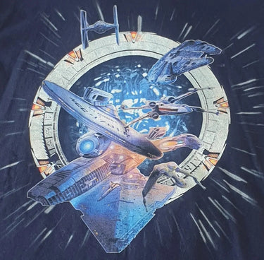Sci-Fi Crossover Stargate T-Shirt – Small (Slim Fit, Unisex)