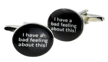 Star Wars Cufflinks - I Have a Bad Feeling About This