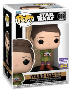 Pop Vinyl - Young Princess Leia with Lola #659