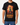 Man wearing a black t-shirt with 'Stranger Things' graphic design on a white background Planet Retro NZ.