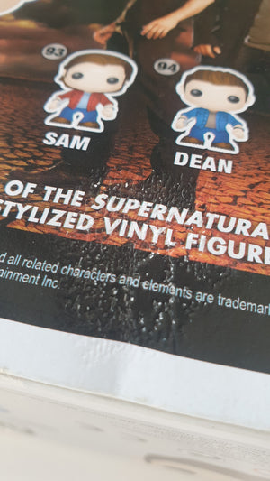 supernatural dean winchester funko pop vinyl 94 collectibles nz planet retro 7