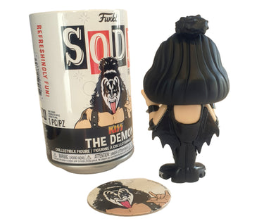 The Demon KISS Funko Soda figure with collector can and disc, limited edition 1 of 12,500.