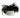 Decorative woven basket with black feathers and shell trim styled as sculptural home décor
