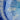 Close-up of hand-painted blue, turquoise and white decoration on Turkish ceramic wall plate - Planet Retro NZ