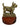 Vintage brass Scottish Terrier dog ornament on wooden base