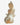 Vintage ceramic mermaid shell soap dish rear view