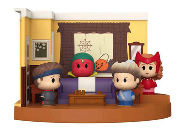 Funko Mini Moments WandaVision Wanda and Vision retro living room scene collectible figure set