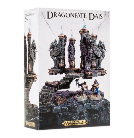 Model Kit - Warhammer Age of Sigmar - Dragonfate Dais Planet Retro NZ