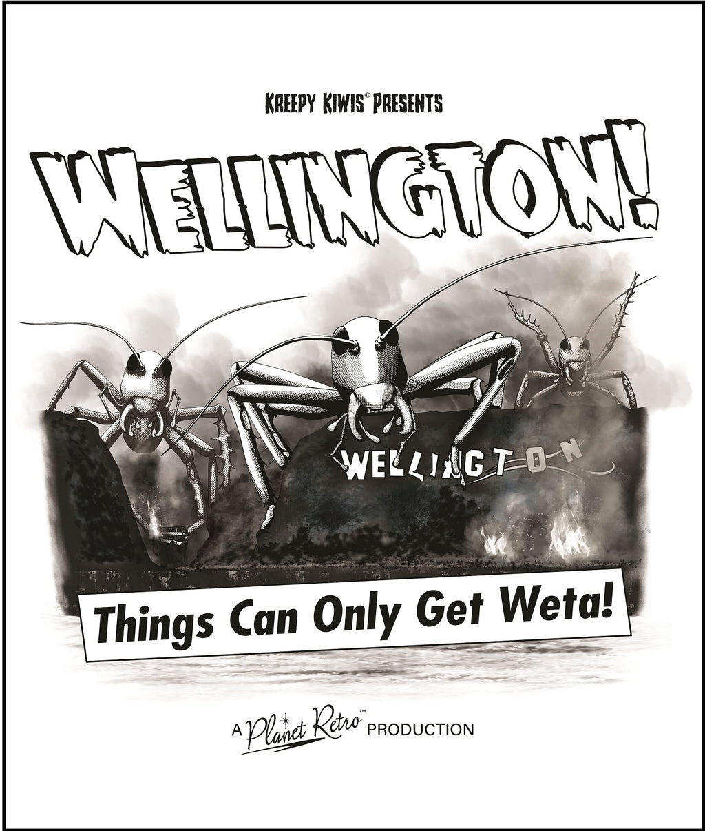 Wellington Weta T-Shirt - Planet Retro Original