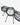 Whimsical black metal ant planter and tealight holder on a white background