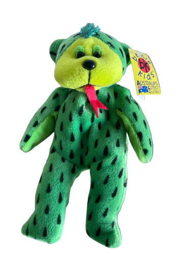 whiskers the bunyip bear bk bears skansen soft toy plush new vintage toys nz planet retro nz 2
