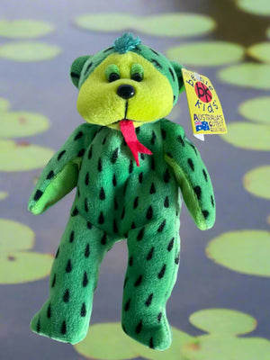 whiskers the bunyip bear bk bears skansen soft toy plush new vintage toys nz planet retro nz 2