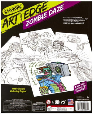 Zombie Days Colouring Book