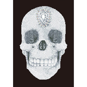 Diamond Dotz - White Crystal Skull