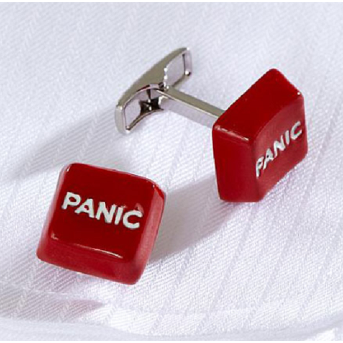 SALE Cufflinks - Panic Buttons