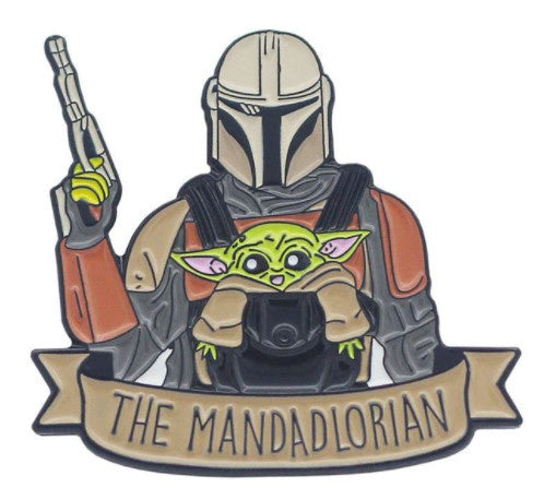Mandadlorian - Mando & Child Enamel Pin / Brooch