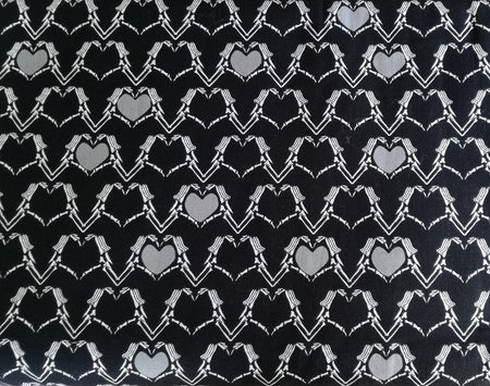 SALE Fabric - Skelehand Love (USA)