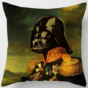 Steampunk Military Darth Vader Cushion Cover