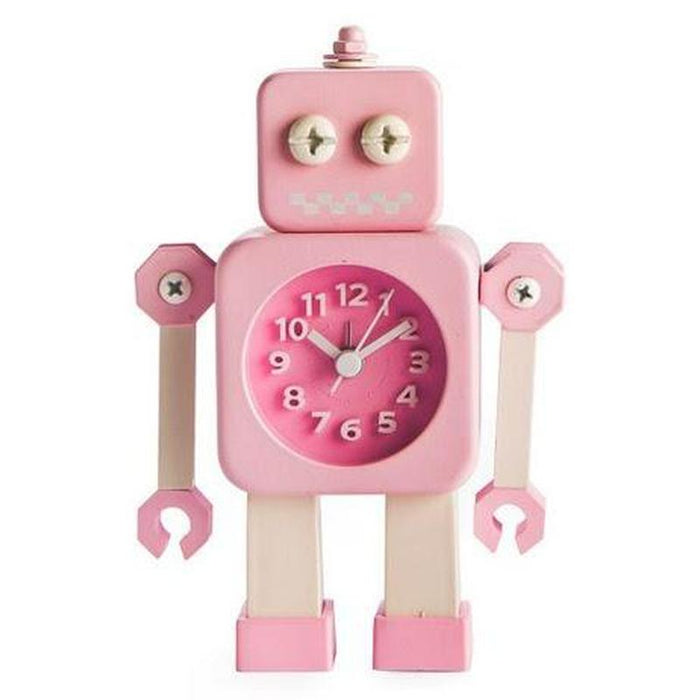 Pink Robot Alarm Clock