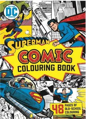 Colouring Book - Superman Vintage Comic Covers