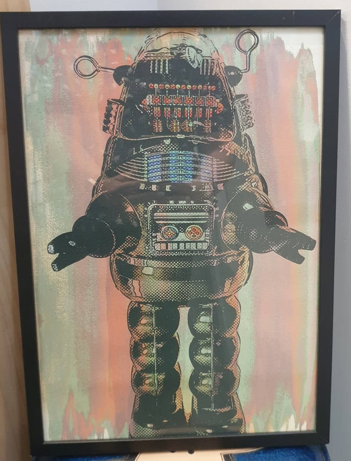 SALE Robbie the Robot - A3 Canvas Art