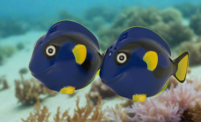 SALE Blue Fish Nemo Salt & Pepper Set