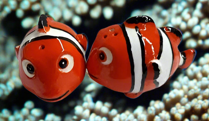 SALE Clown Fish Nemo Salt & Pepper Set