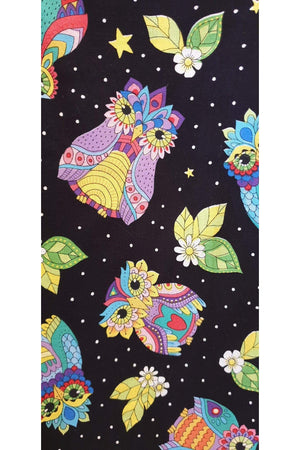 PR Original - Cosmic Owls Zip Skirt - Planet Retro