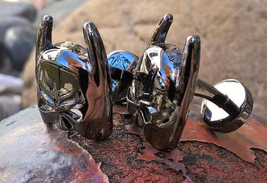 Cufflinks-DC-Batman-Gunmetal-Half-Mask-Planet-Retro-NZ