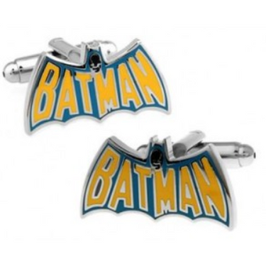 Cufflinks - DC Batman Retro Logo New & Vintage Accessories NZ Planet Retro NZ
