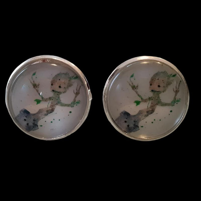 Dancing Baby Groot Cufflinks