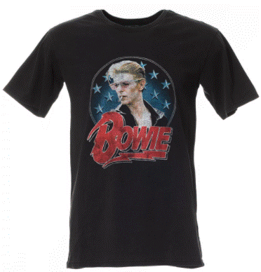 David Bowie Licenced Rock T-Shirt (Medium)