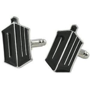Doctor Who DW Logo Cufflinks Planet Retro NZ