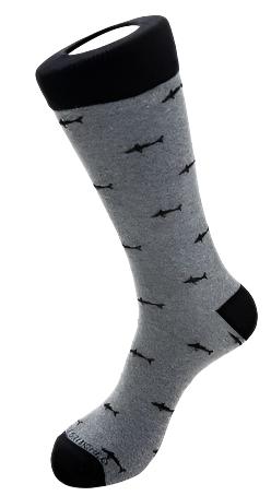 Grey Shark Socks - Unisex