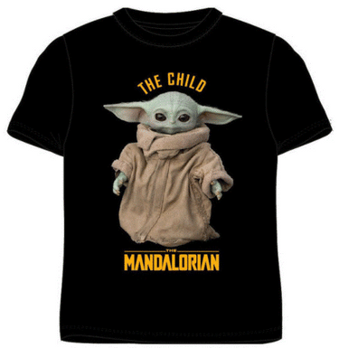Grogu The Child Black T-Shirt (Sm & XL)