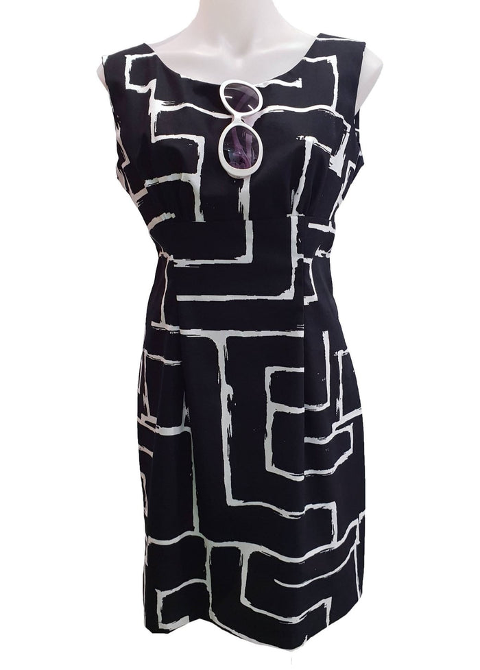 Mod Squad (B&W) Julie Dress - Planet Retro Original (XS & Large)