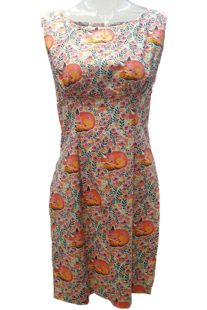 Sleeping Fox Julie Dress - Sorbet - Planet Retro Original (2XL)