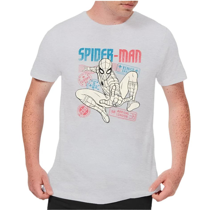 Spider-Man Passport Men's T-Shirt (XL)