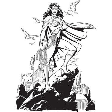 Wonder Woman Colouring Book Planet Retro NZ