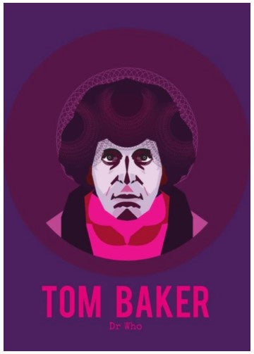 SALE Doctor Who - Tom Baker - A3 Art Print