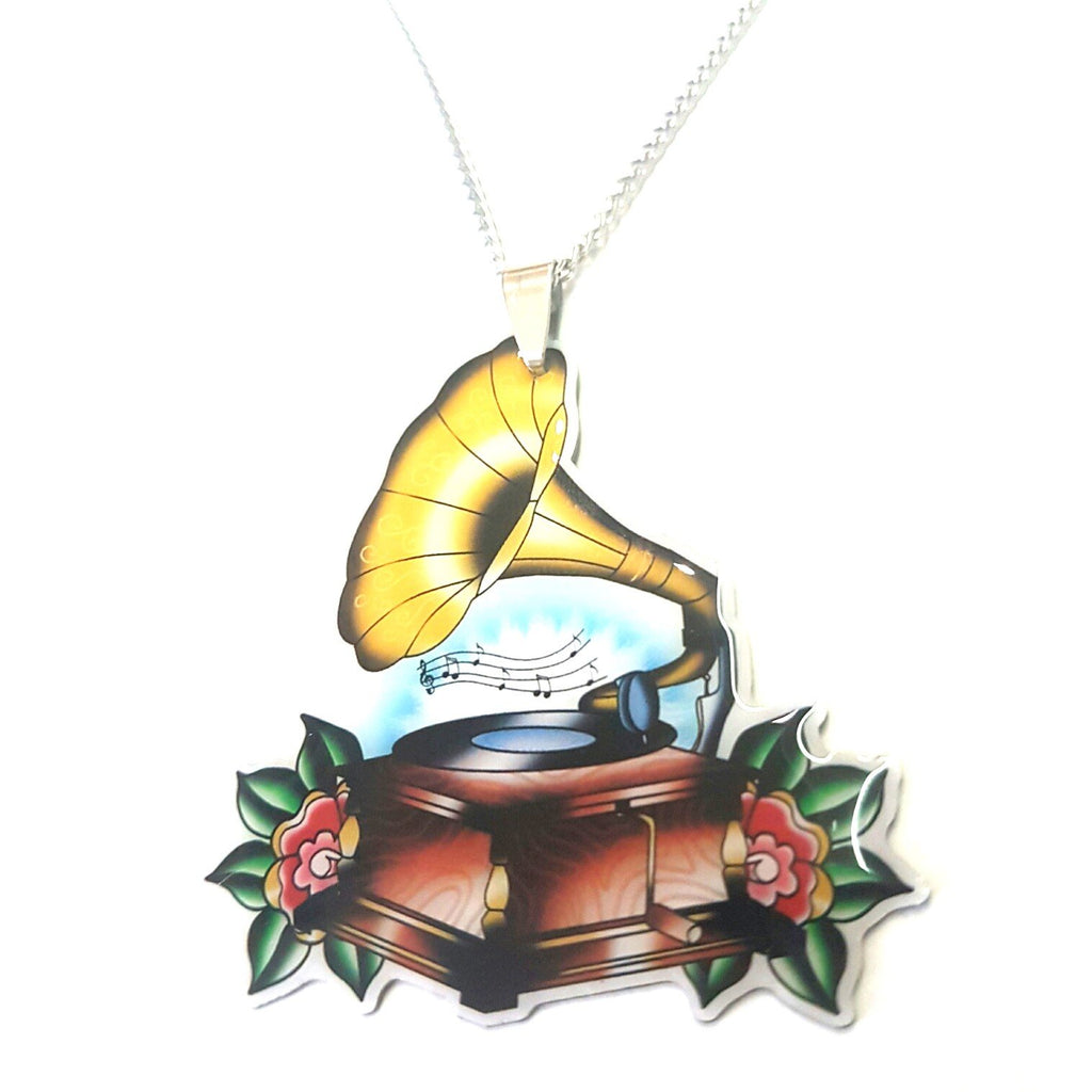 Jubly Umph Necklace - Gramophone - Planet Retro