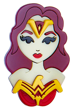 Wonder Woman Brooch Planet Retro
