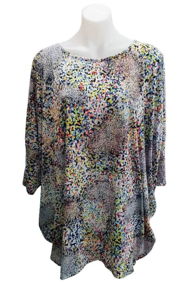 SALE Oprah Top - Monet Spots - Planet Retro Original (OSFA)