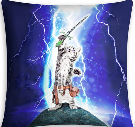 Masters of the Universe Cat Cushion Cover