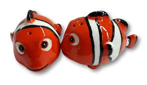 SALE Clown Fish Nemo Salt & Pepper Set